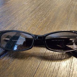 Chanel Women’s Eyeglasses 3096-B c501 Black Rectangular Frame Italy 50-16 135.